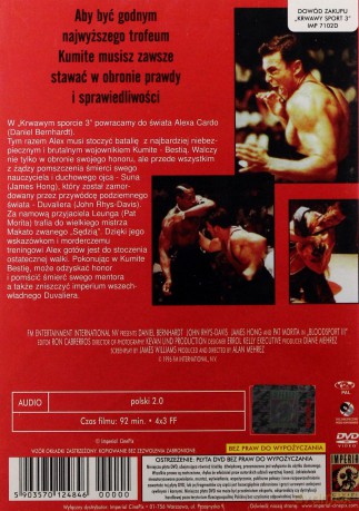 Krwawy sport 3 [DVD]