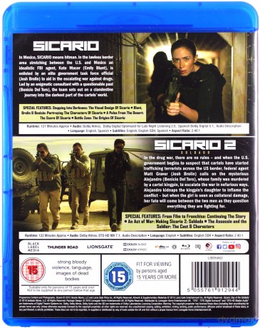 Sicario / Sicario 2: Soldado [2xBlu-Ray]
