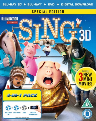 Sing [Blu-Ray 3D]+[Blu-Ray]+[[DVD]