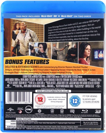 Skyscraper (Drapacz chmur) [Blu-Ray 3D]+[Blu-Ray]