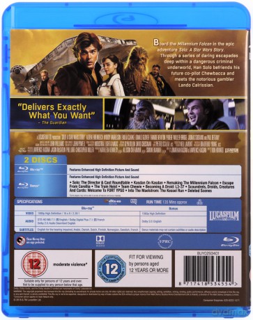 Solo: A Star Wars Story (Han Solo: Gwiezdne wojny - historie) [2xBlu-Ray]