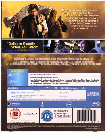 Solo: A Star Wars Story (Han Solo: Gwiezdne wojny - historie) [2xBlu-Ray]