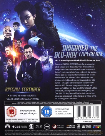 Star Trek Discovery: Season 1 [4xBlu-Ray]