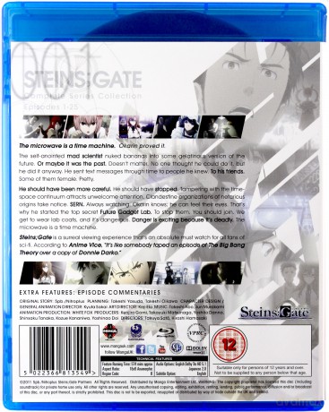 Steins Gate: Complete Series [4xBlu-Ray]
