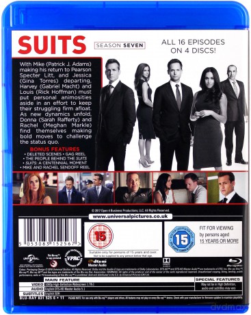 Suits: Season 7 (W garniturach) [3xBlu-Ray]