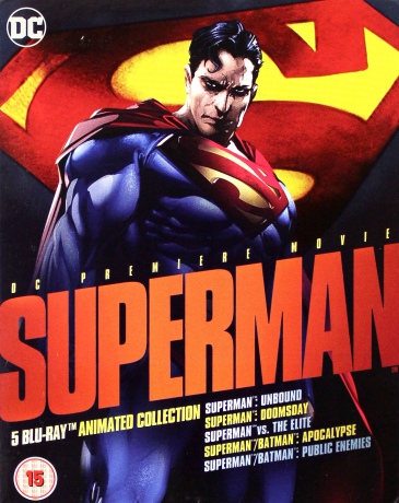 Superman Animated Collection: Unbound / Doomsday / vs. Elite / Apocalypse / Public Enemies [5xBlu-Ray]