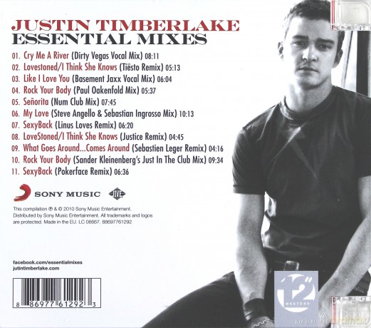 Justin Timberlake: 12'' Masters - The Essential Mixes [CD]