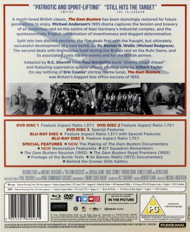 The Dam Busters - Collector's Edition (Nocny nalot) [5xBlu-Ray]