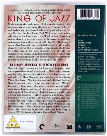 The King Of Jazz (1930) (Criterion Collection) (Król jazzu) [Blu-Ray]
