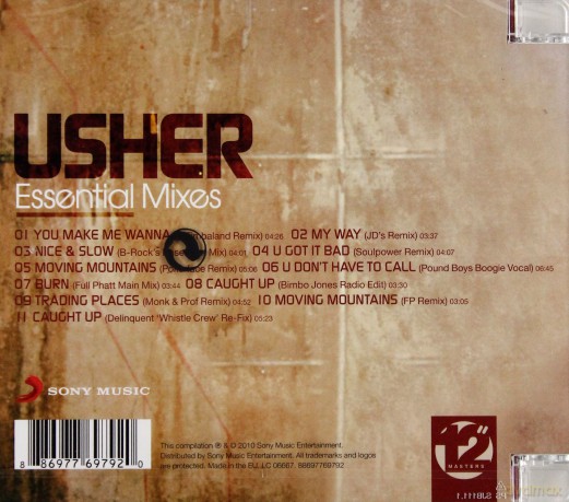 Usher: 12''masters - The Essential Mixes [CD]