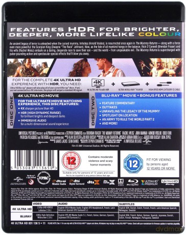 Mumia powraca [Blu-Ray 4K]+[Blu-Ray]