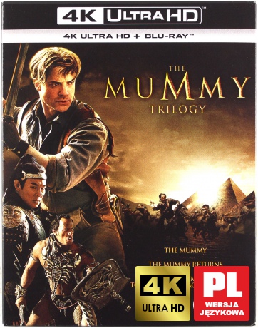 Mumia Trylogia (Mumia / Mumia powraca / Mumia - Grobowiec cesarza smoka) [3xBlu-Ray 4K]+[3xBlu-Ray]