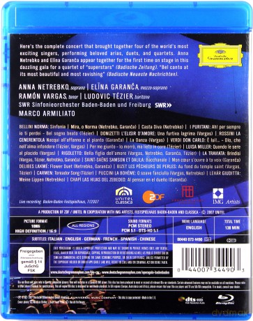 Netrebko/Garanca/Vargas/Tezier: The Opera Gala - Live From Baden-Baden [Blu-Ray]
