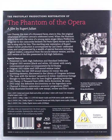 The Phantom Of The Opera (Upiór w operze) [Blu-Ray]+[DVD]