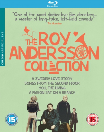 The Roy Andersson Collection (Historia miłosna / Gołąb przysiadł na gałęzi i rozmyśla o istnieniu / Pieśni z drugiego piętra / Do ciebie, człowieku) [4xBlu-Ray]