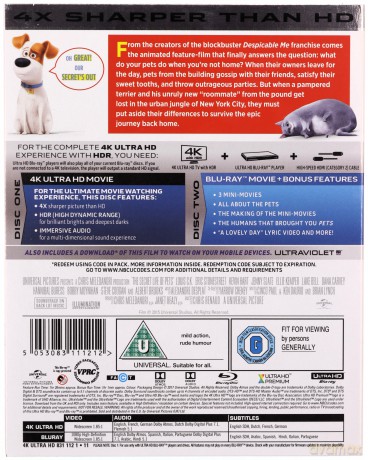 Sekretne życie zwierzaków domowych [Blu-Ray 4K]+[Blu-Ray]