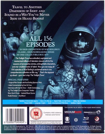 The Twilight Zone (Strefa mroku) [23xBlu-Ray]
