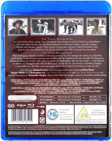Three Musketeers / The Four Musketeers (Trzej muszkieterowie / Czterej muszkieterowie) [2xBlu-Ray]