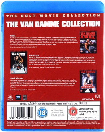 Van Damme Collection (Wykonać wyrok / Lwie serce / Czarny orzeł) [3xBlu-Ray]
