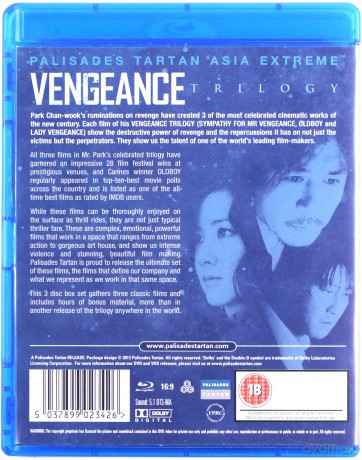 Vengeance Trilogy Boxset (Oldboy / Pan zemsta / Pani zemsta) [3xBlu-Ray]