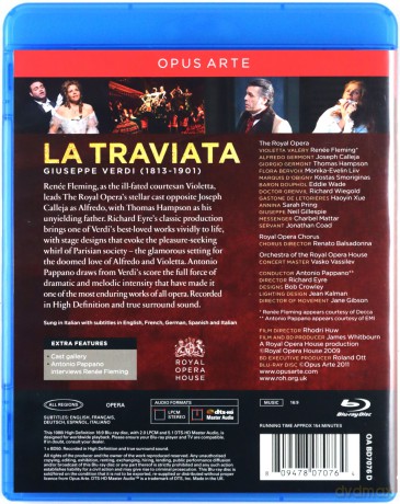 Flemingroyal Operapappano: Verdila Traviata [Blu-Ray]
