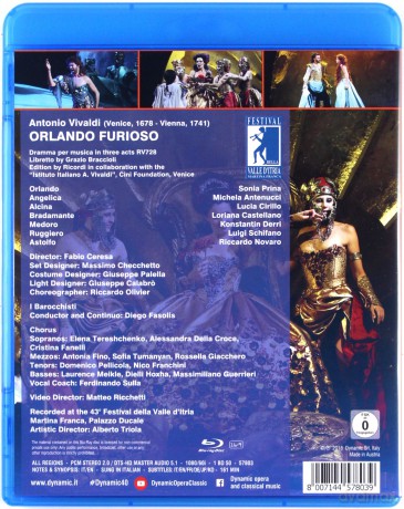 Vivaldi: Orlando Furioso [Blu-Ray]
