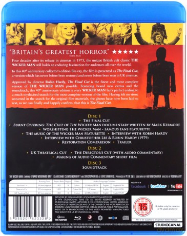 Wicker Man: The Final Cut [3xBlu-Ray]