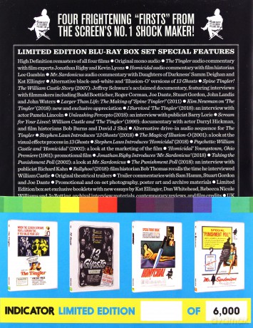 William Castle At Columbia Volume One (Limited Edition) [4xBlu-Ray]