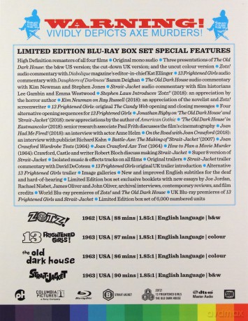 William Castle Box Set Volume Two (Limited Edition) [4xBlu-Ray]