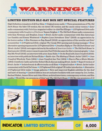 William Castle Box Set Volume Two (Limited Edition) [4xBlu-Ray]