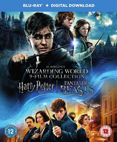 Wizarding World 9 Film Collection (Harry Potter i Kamień Filozoficzny / Harry Potter i Komnata Tajemnic / Harry Potter i więzień Azkabanu / Harry Potter i Czara Ognia / Harry Potter i Zakon Feniksa / Harry Potter i Książę Półkrwi / Harry Potter i Insygnia