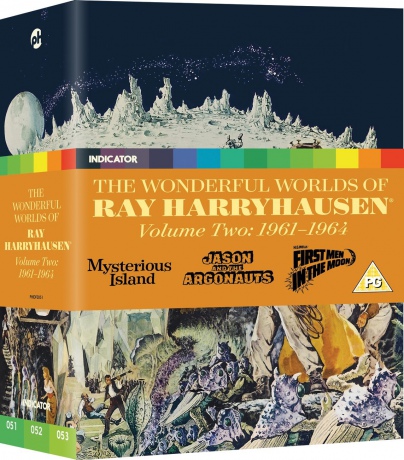 Wonderful Worlds Of Ray Harryhausen Volume 2: 1961-1964 (Limited Edition) (Tajemnicza wyspa / Jazon i Argonauci / Pierwszy człowiek na Księżycu) [6xBlu-Ray]