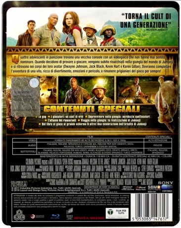 Jumanji: Przygoda w dżungli (steelbook) [Blu-Ray]