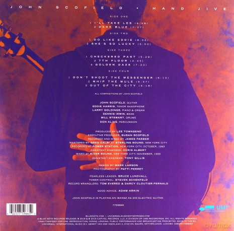 John Scofield: Hand Jive [2xWinyl]