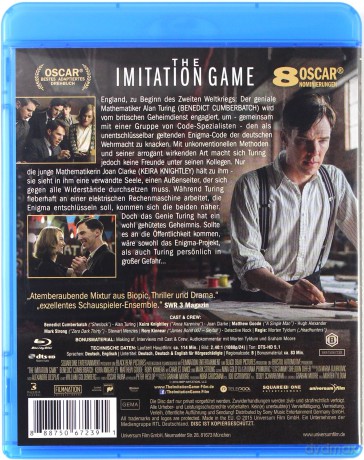 The Imitation Game (Gra Tajemnic) [Blu-Ray]