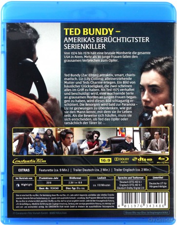 Extremely Wicked, Shockingly Evil, and Vile (Podły, okrutny, zły) [Blu-Ray]