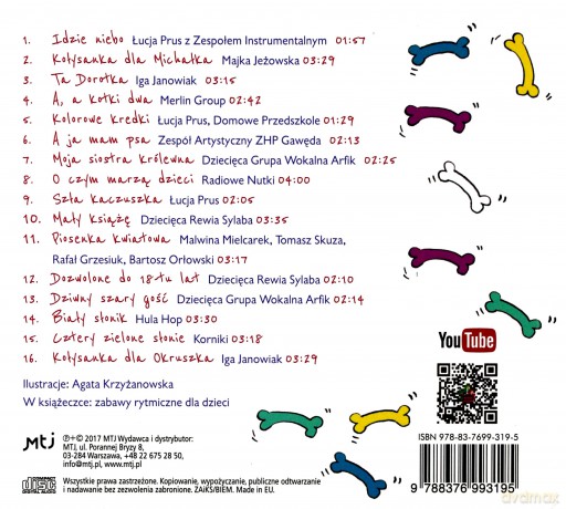 Muzyczny plac zabaw: Kolorowe kredki (digibook) [CD]