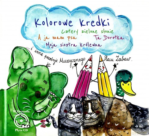 Muzyczny plac zabaw: Kolorowe kredki (digibook) [CD]