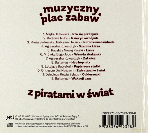 Muzyczny plac zabaw: Z piratami w świat (digibook) [CD]