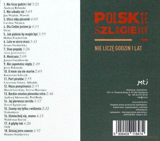 Polskie szlagiery: Nie liczę godzin i lat [CD]
