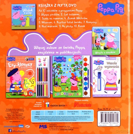 Peppa Pig Ksiazka z filmem Widok z wieży [KSIĄŻKA]