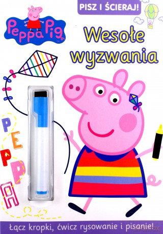 Peppa Pig Pisz i Ścieraj Wesołe wyzwania nr 8 [KSIĄŻKA]