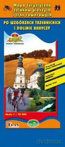 Po Wzgórzach Trzebnickich i Dolinie Baryczy mapa turystyczna szlaków pieszych i rowerowych 1:70000