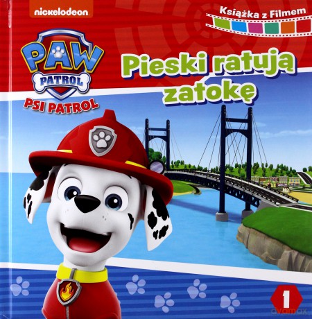 Psi Patrol Książka z filmem Pieski ratują zatokę [KSIĄŻKA]