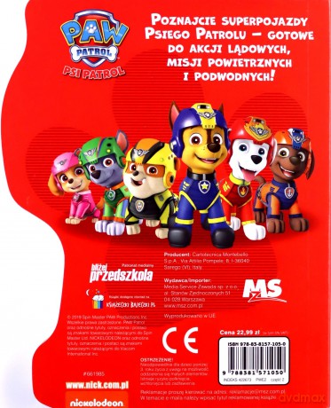 Psi Patrol Na lądzie i pod wodą Poznajmy się [KSIĄŻKA]
