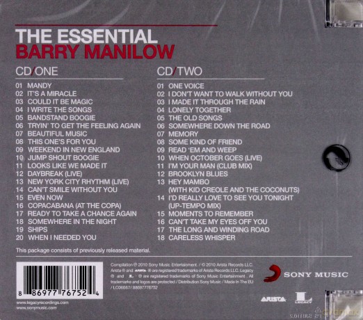 Barry Manilow: The Essential Barry Manilow [2CD]