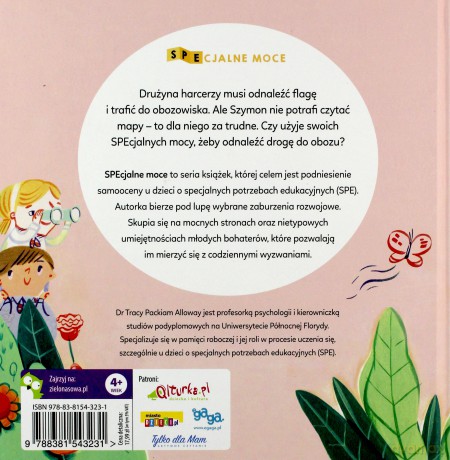 SPEcjalne moce Przygoda z mapą Mała książka o dysleksji - dr Tracy Packiam Alloway [KSIĄŻKA]