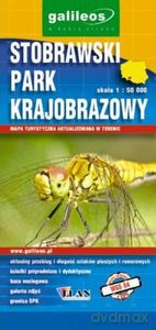 Stobrawski Park Krajobrazowy mapa aktualizowana 1:50000