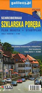 Szklarska Poreba plan miasta Schreiberhau 1:9000 [KSIĄŻKA]