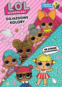 Zabawy z kredkami LOL Odjazdowe kolory + panel z kredkami [KSIĄŻKA]